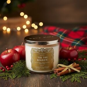 White Barn 'Tis The Season Candle - White